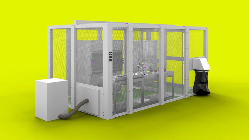 Research isolation chamber ISOLA LAB Kleanlabs modular / with HEPA filter / flexible