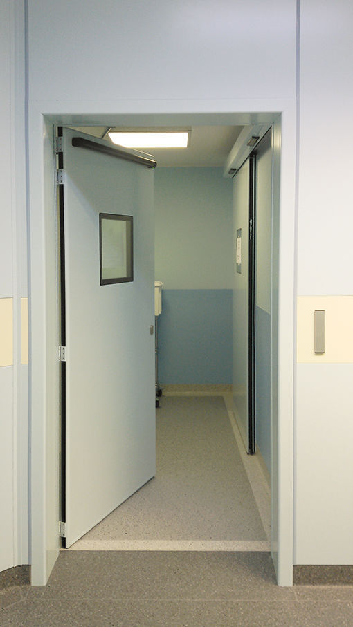 Hospital door HBML LABEL S.p.A. swing / hermetic / doubleleaf