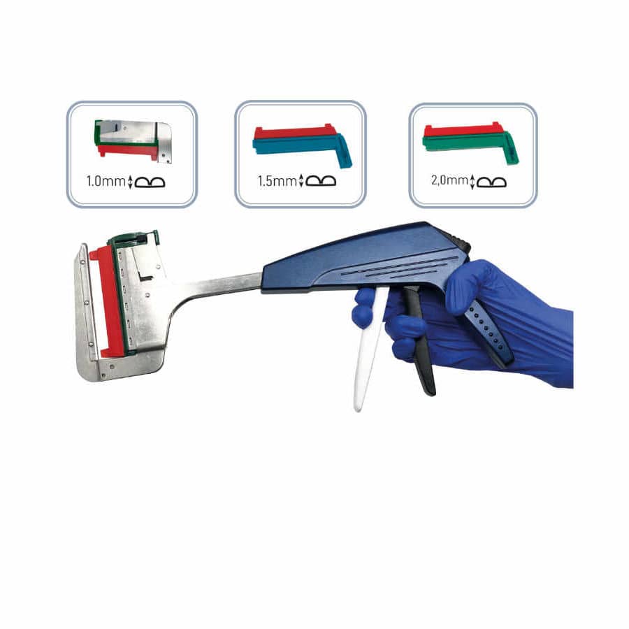 Linear surgical stapler ALS30V/B/G Stapleline Medizintechnik laparoscopic surgery / disposable