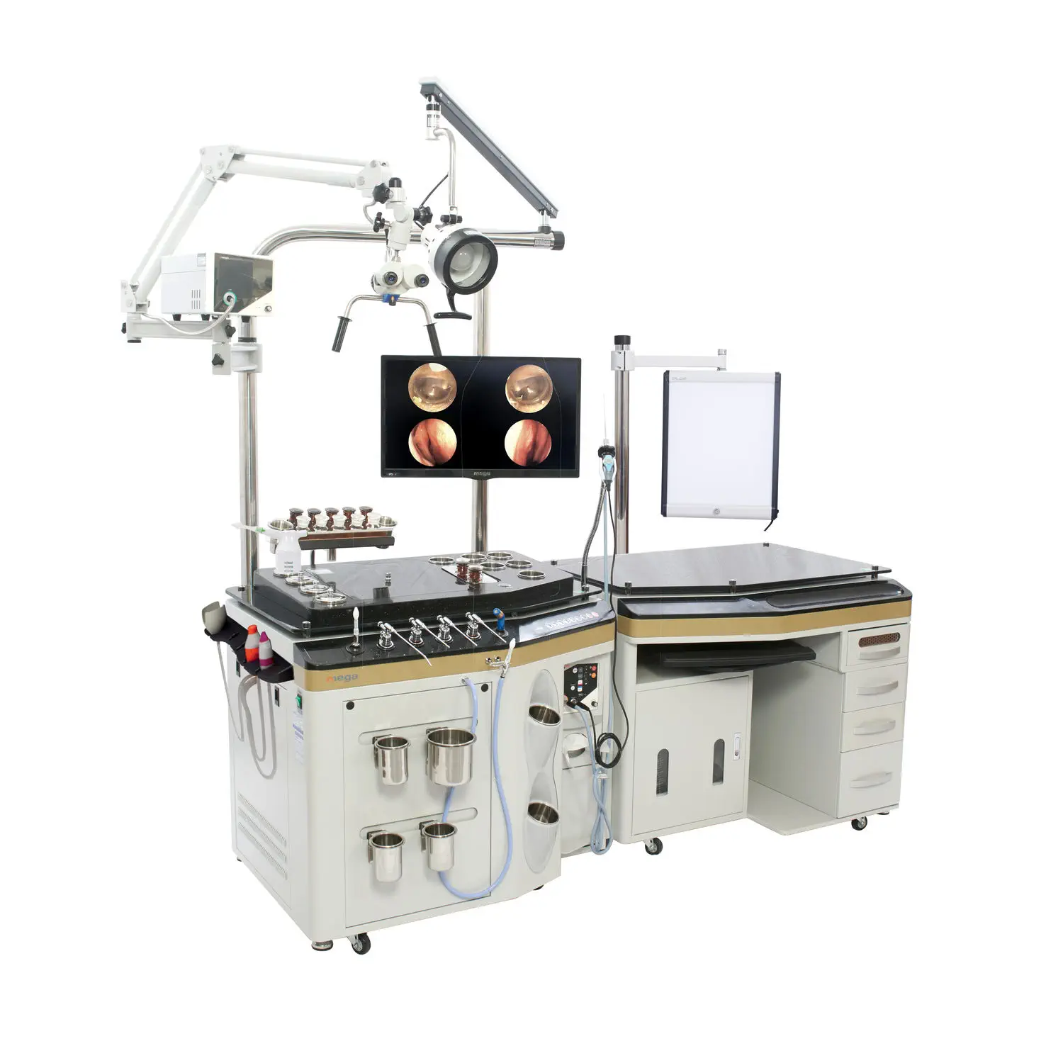 ENT workstation - NET-3000A - Mega Medical - for endoscope