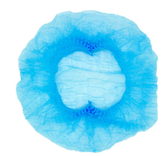 100PCS Dental Disposable Caps - Non-Woven Bouffant Scrub Caps With Half Elastic Brim