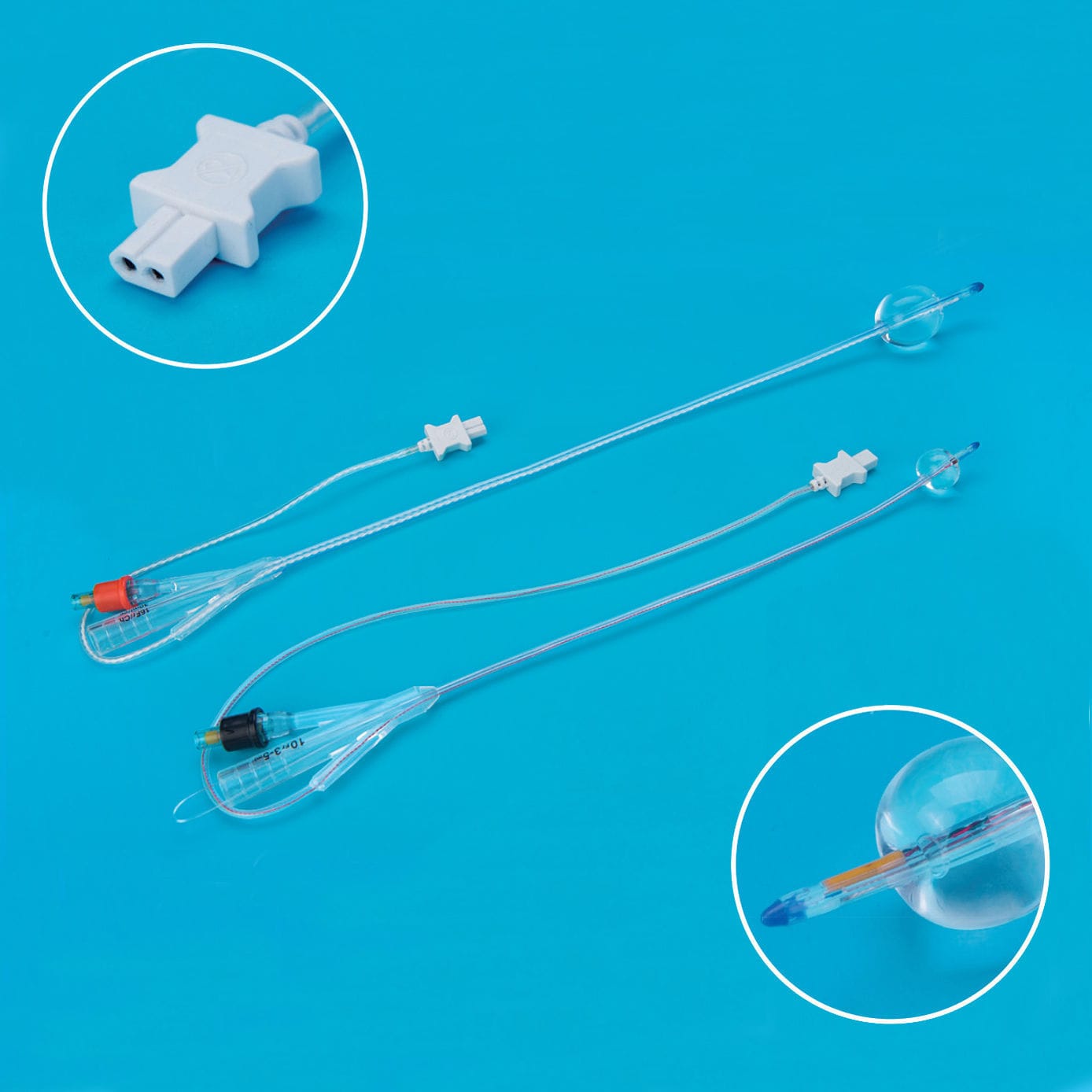 Temperature monitoring catheter Foley HAIYAN KANGYUAN MEDICAL INSTRUMENT CO., LTD. urine