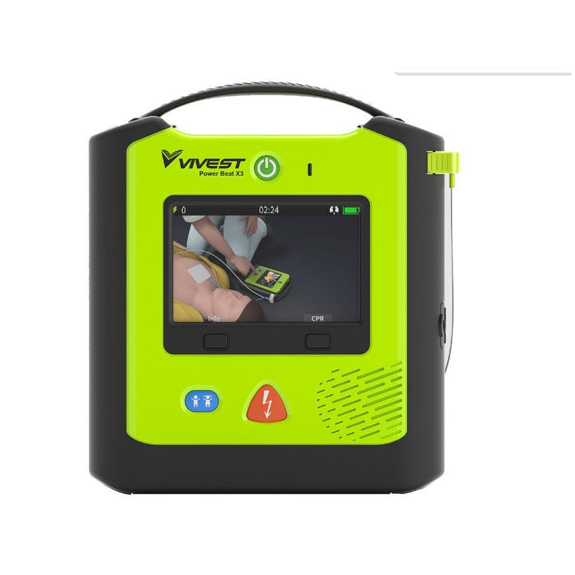Semiautomatic external defibrillator PowerBeat AED X3 ViVest