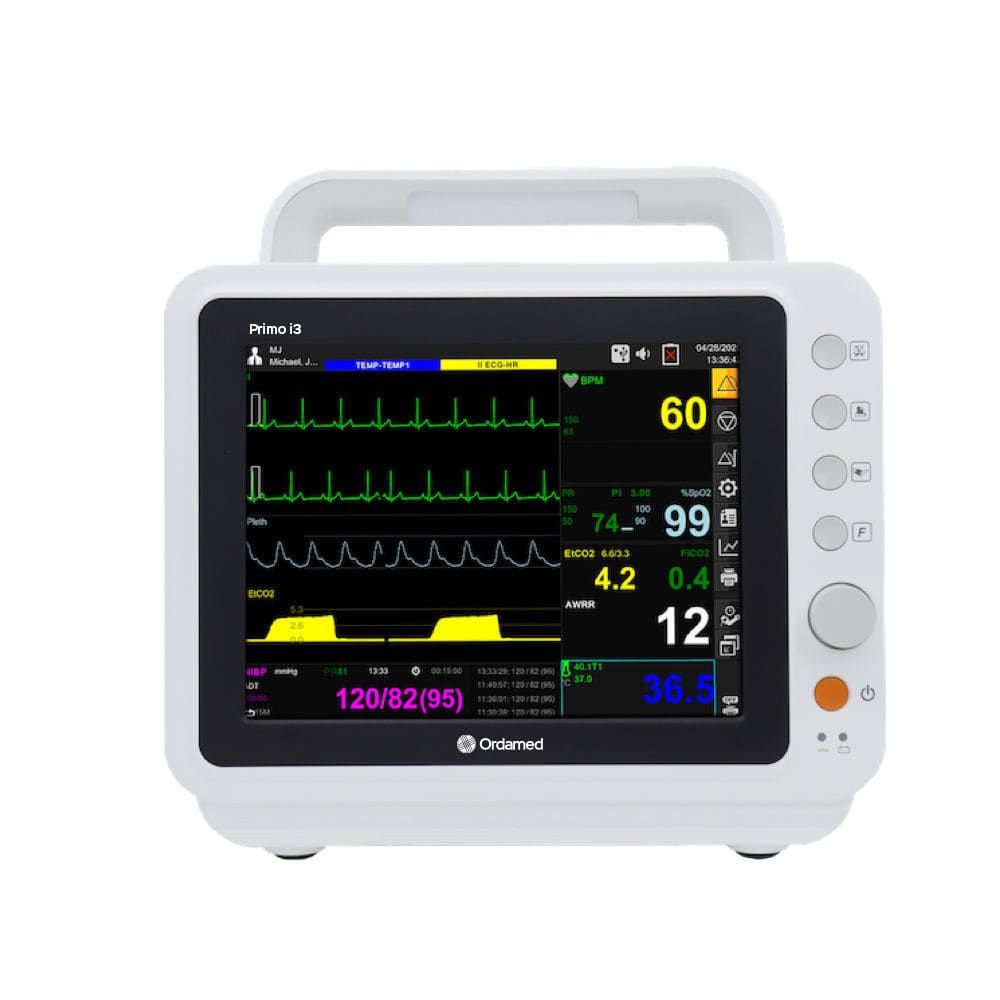 Portable patient monitor - Primo i3 - Ordamed - bedside / ECG / TEMP