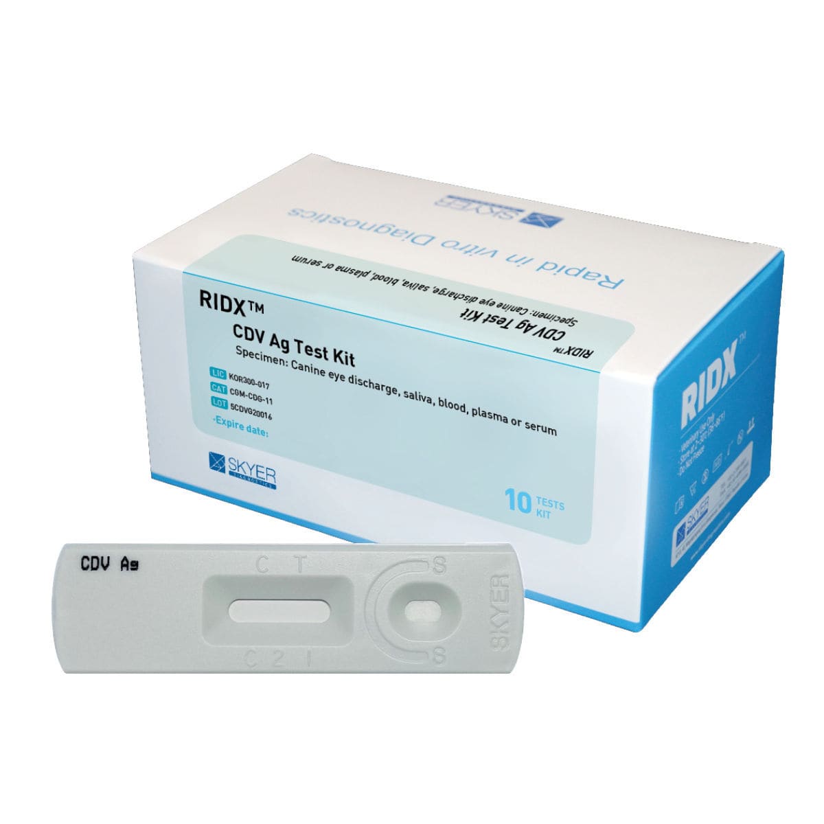 Rapid canine distemper test RIDX® SKYER, Inc. veterinary / for