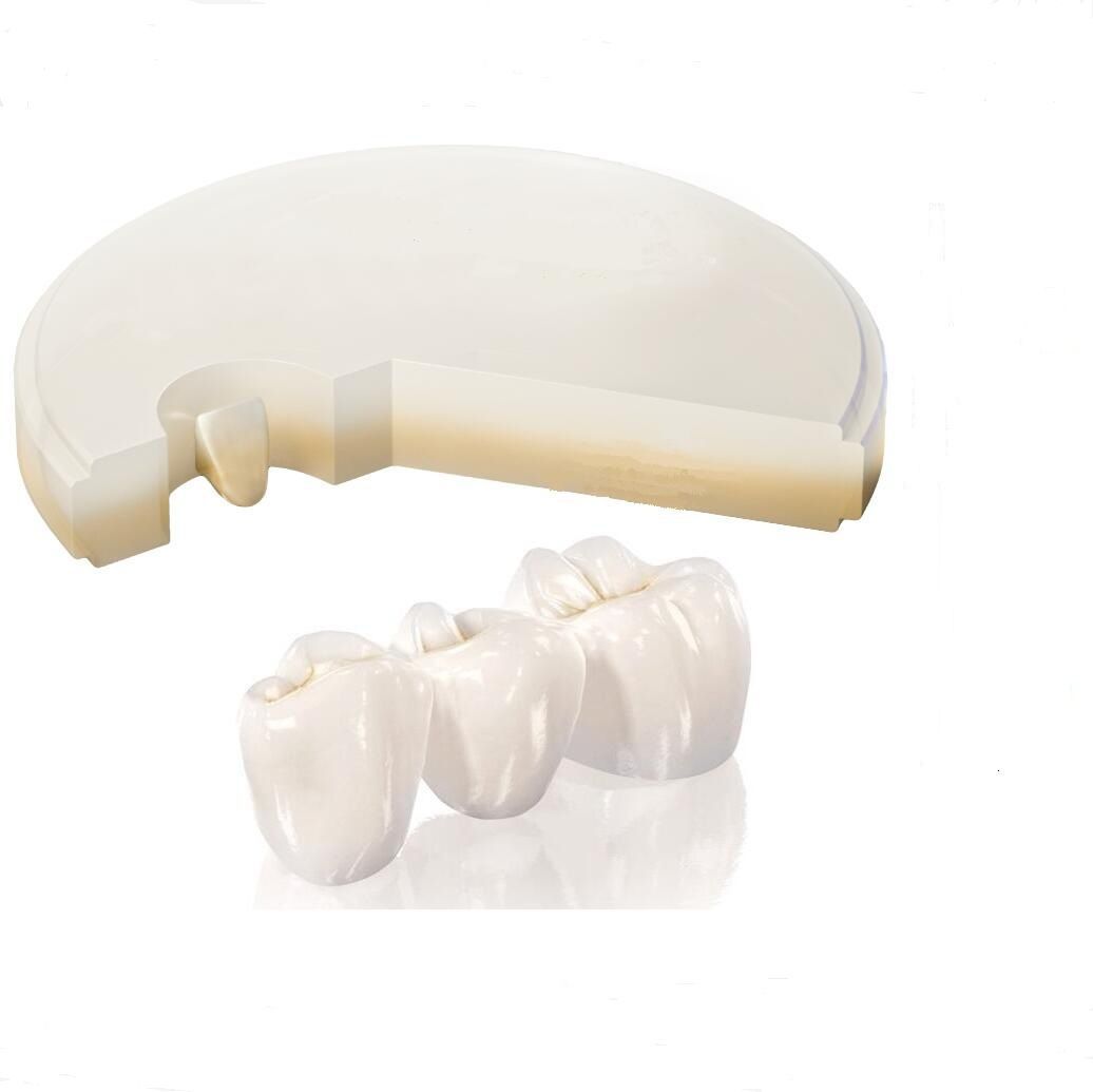 Zirconia dental material UT zirae for dental inlays / for dental