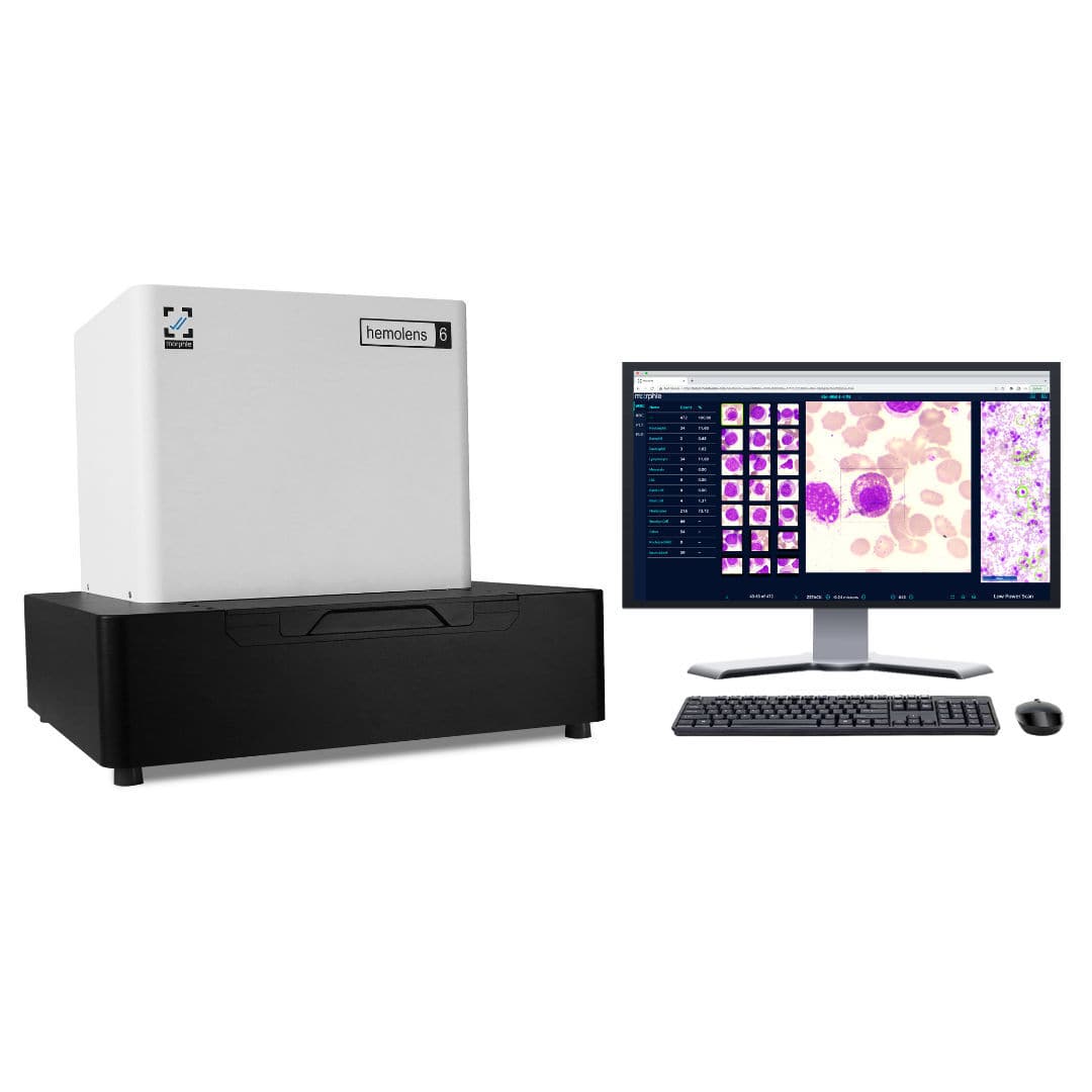 Microscope slide scanner Hemolens 100X Oil Morphle Labs automatic