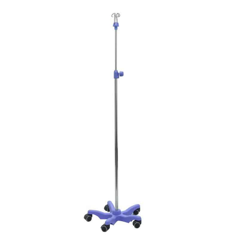 IV pole on casters OR9004A Bellamoon Medical 4hook / stainless steel