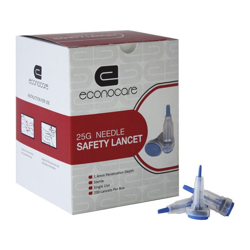 Safety lancet ECOL25 Medinox sterile