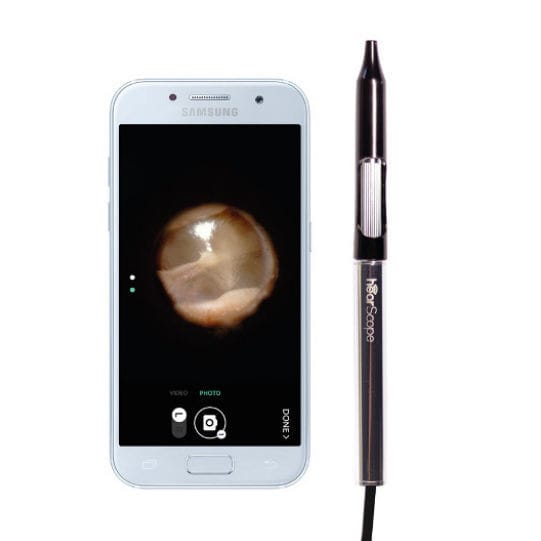 Video otoscope hearScope™ hearX Group with speculum