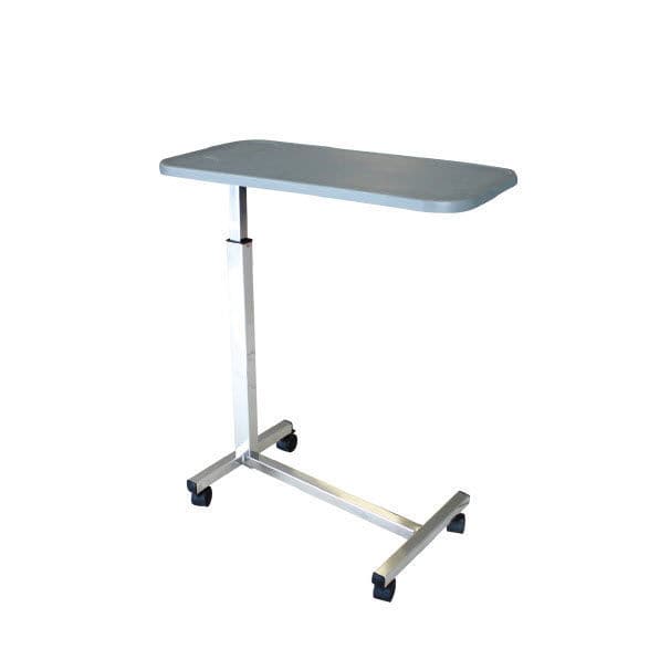 Overbed table on casters OBT01 Intco Machinery heightadjustable