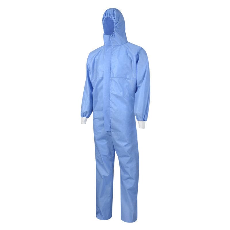 Unisex patient gown - SPFH030 - Soundpond International - disposable / blue