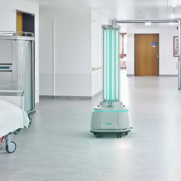 UV disinfection robot - DiSiRt - ACCREA Engineering - mobile ...