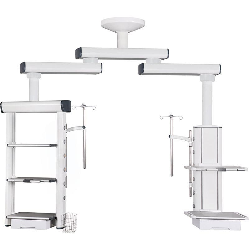 Ceiling-mounted double medical pendant - SX-211 - Jiangsu Suxin Medical ...