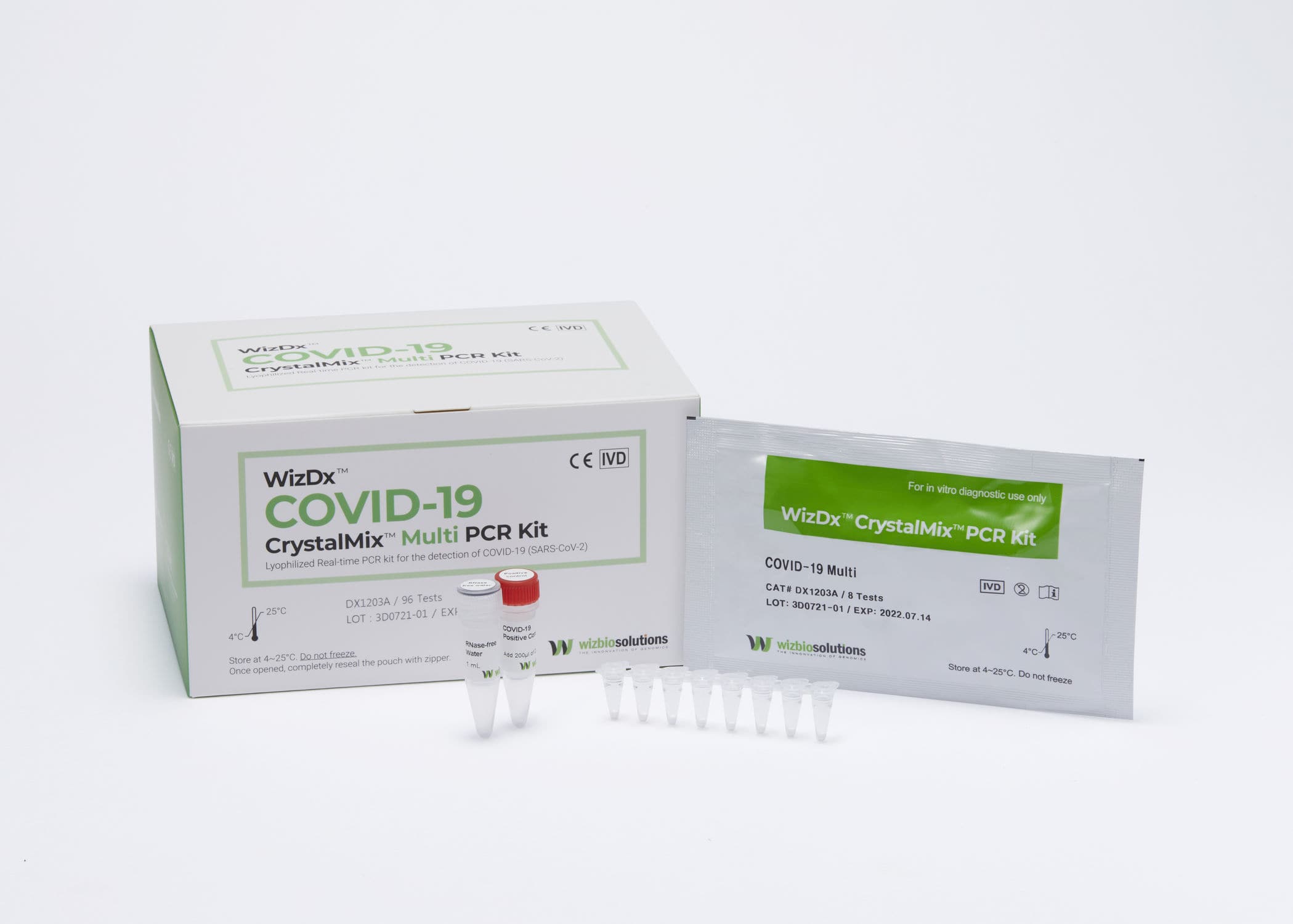 Solution reagent kit WizDx™ COVID19 CrystalMix™ Multi