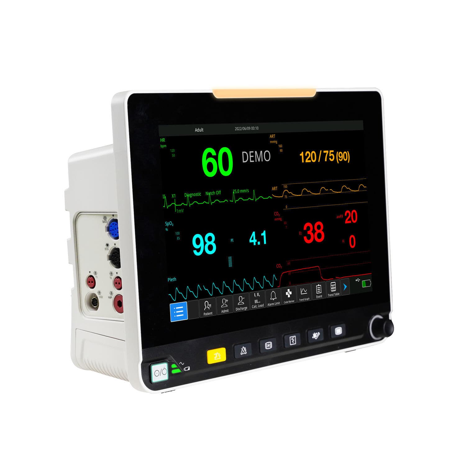 RESP patient monitor - DW-HD11 - DAEWI MEDICAL - portable / ECG / TEMP