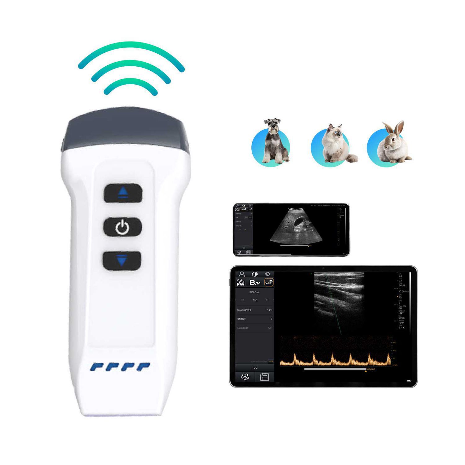 Hand-held Veterinary Ultrasound System - DW-X1 VET - Dawei Medical ...