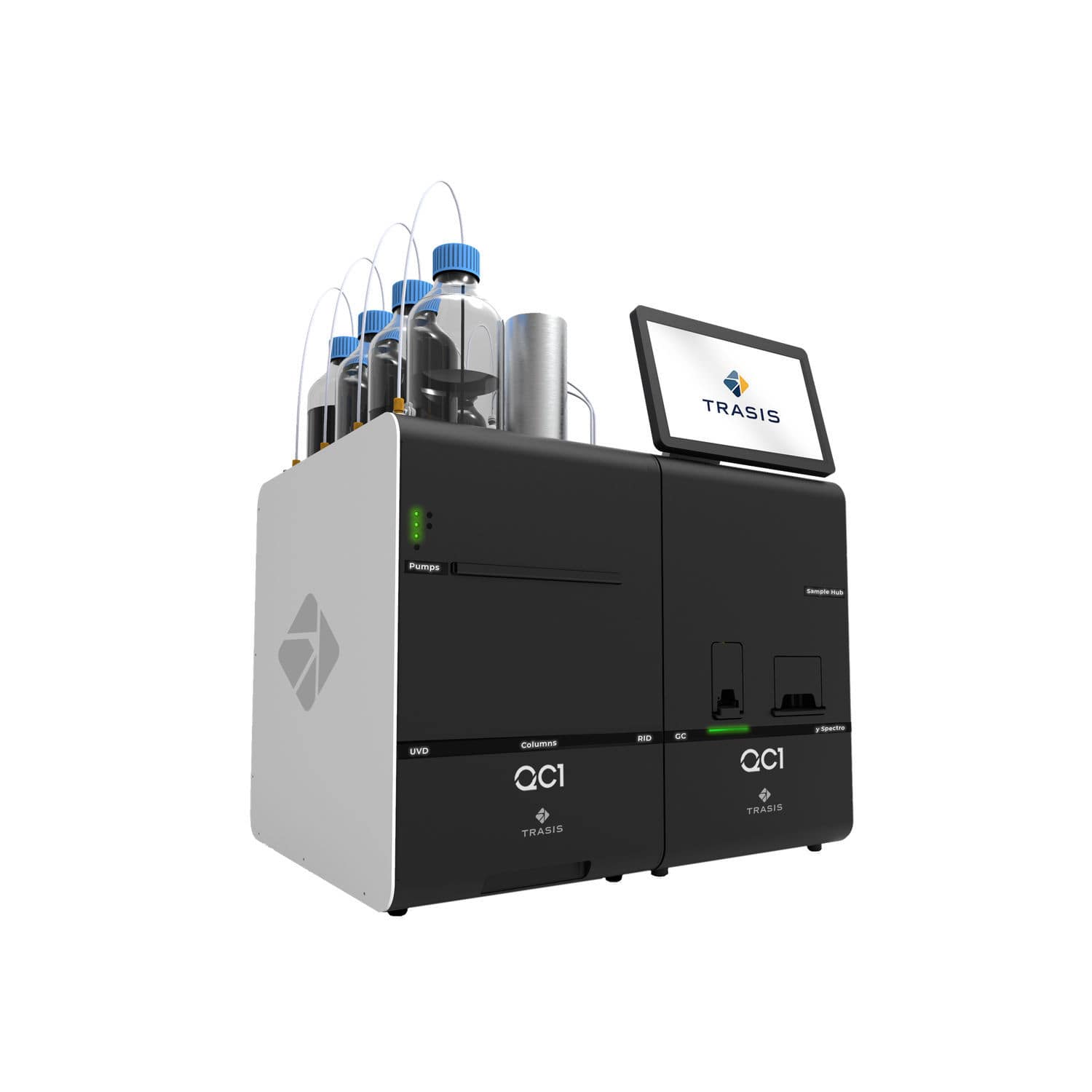Radioactive isotope cabinet - QC1 - Trasis - automated / 1-unit