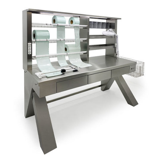 Medical instrument packing table S.PT.102 series Nisan Medikal San