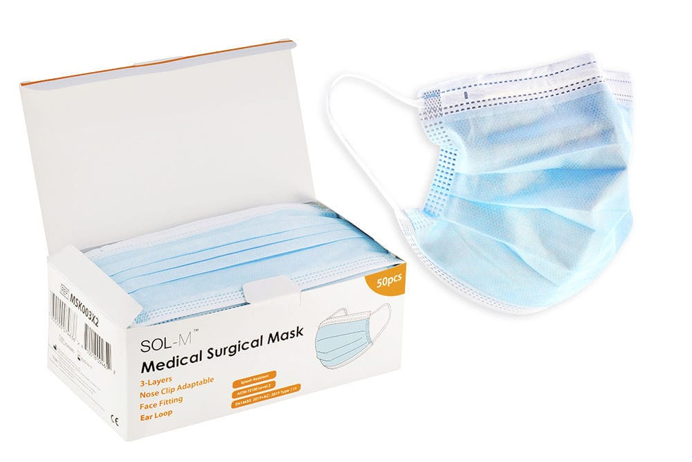 sol m medical surgical mask