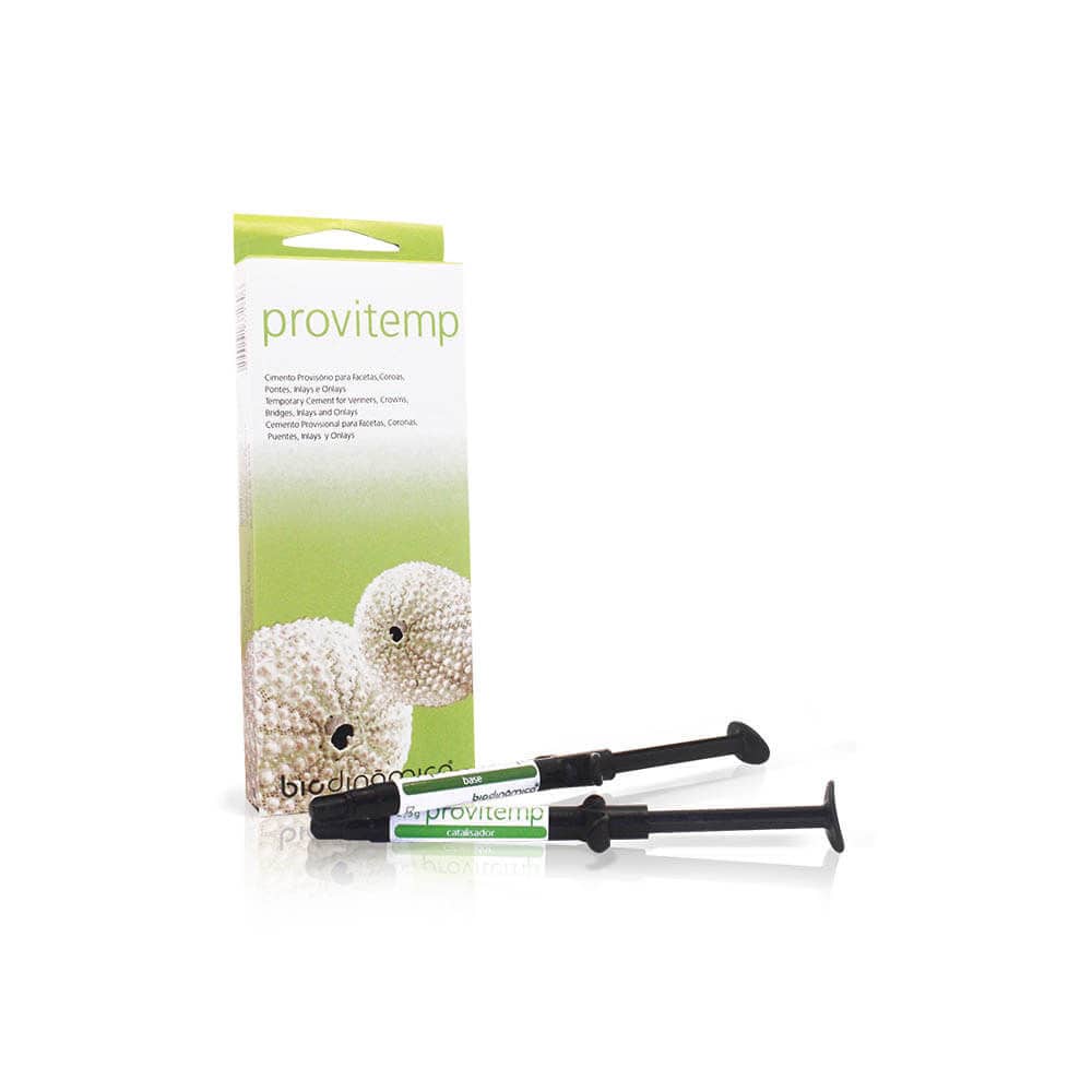 Dental bridge cement Provitemp Biodinâmica for dental crowns
