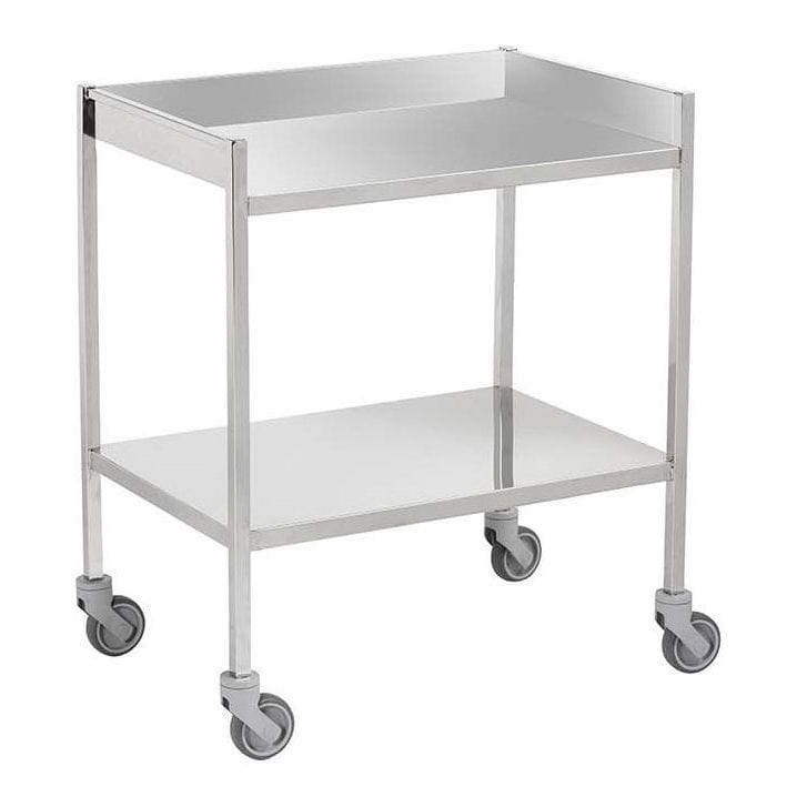 Work table - 2541 - TOURINOX - square / on casters / stainless steel