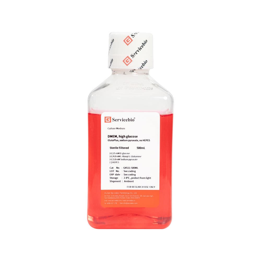 Dulbecco's Modified Eagle Medium Reagent - G4511-500ML - Servicebio ...