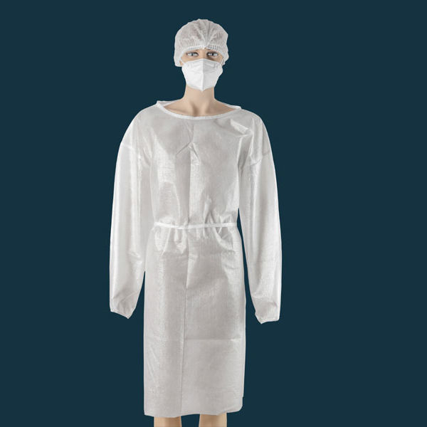 Patient gown Techtex Ltd Romania unisex / polypropylene / disposable