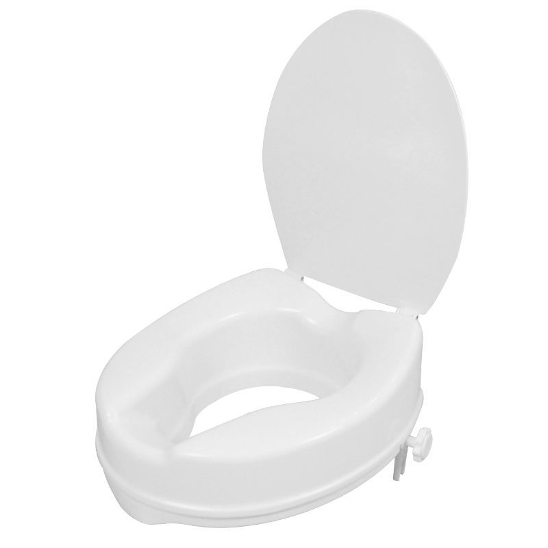 Raised toilet seat with lid HQ010 Zhongshan Hanqi Medicalequiment