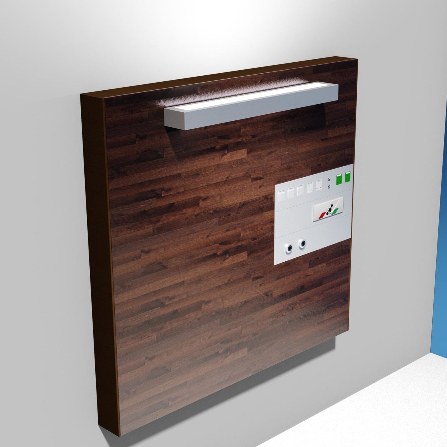 Wallmounted bed head unit Ligno Mtg Gmbh