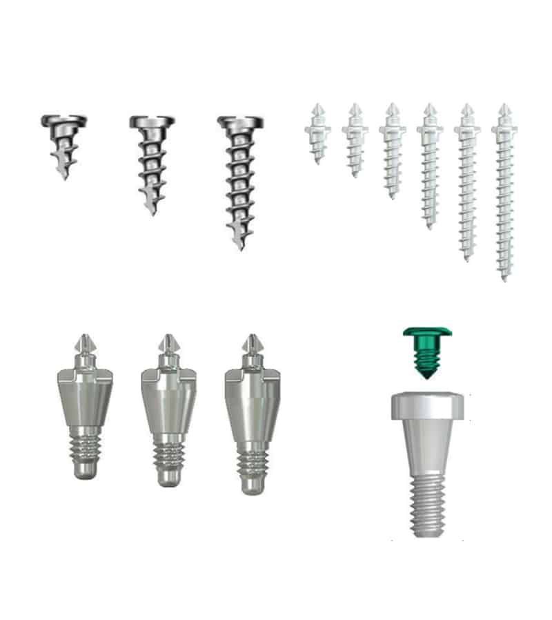 Metal implant screw GBR Neobiotech screw