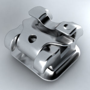 Metal orthodontic bracket - MBT 0.022 LL3 - IOS, PC - rectangular