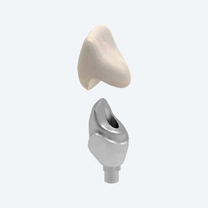 CAD/CAM implant abutment - NEW ANCORVIS S.r.l - conical / zirconia ...