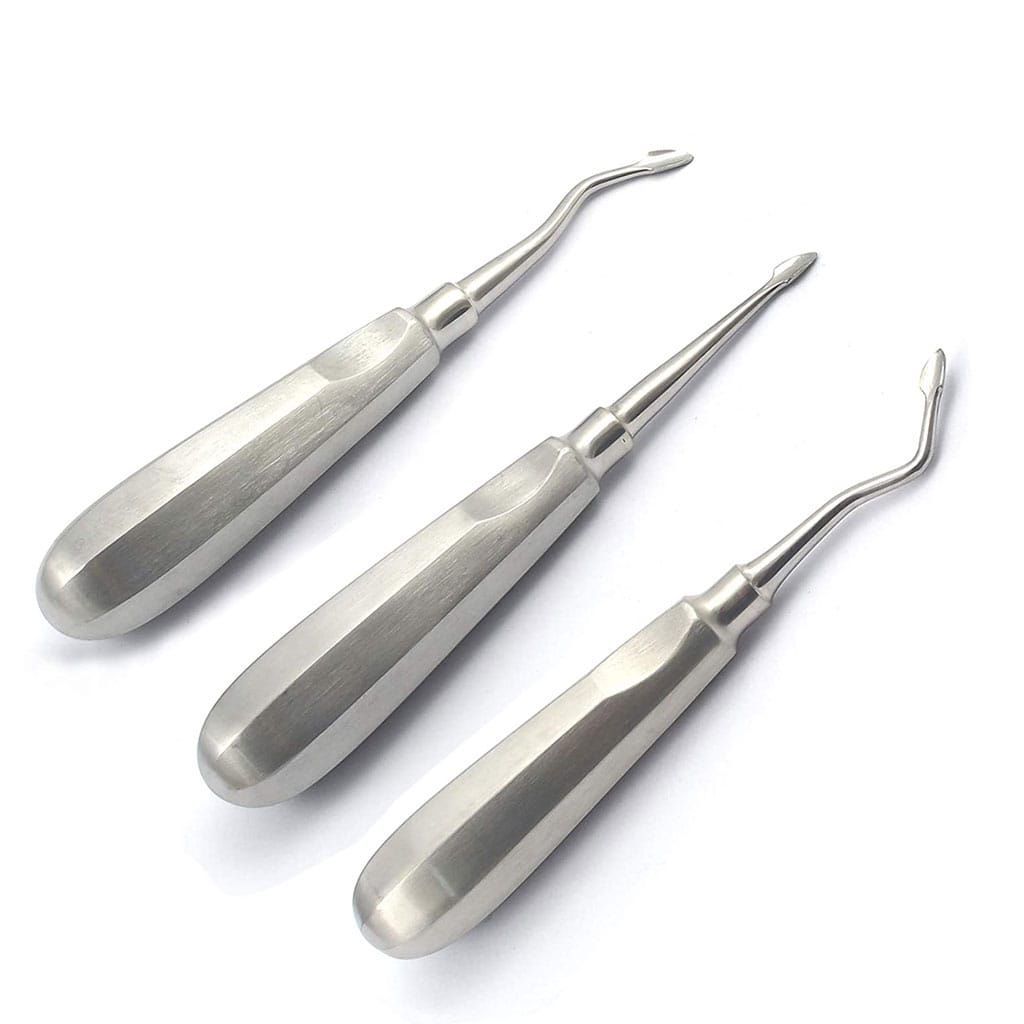 Curved dental elevator Orvosi instruments Bernard