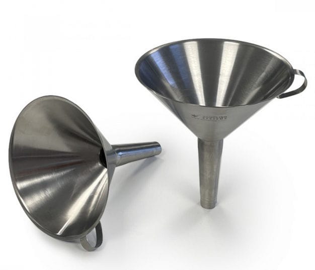 Stainless steel laboratory funnel A986150 SAMPLING SYSTEMS