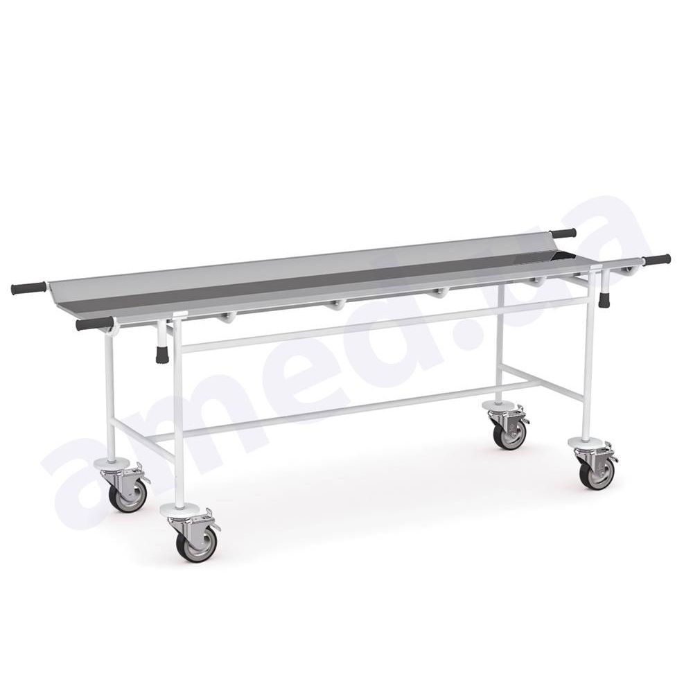 Transport gurney КМА1.100 Amed manual / 1section / stainless steel