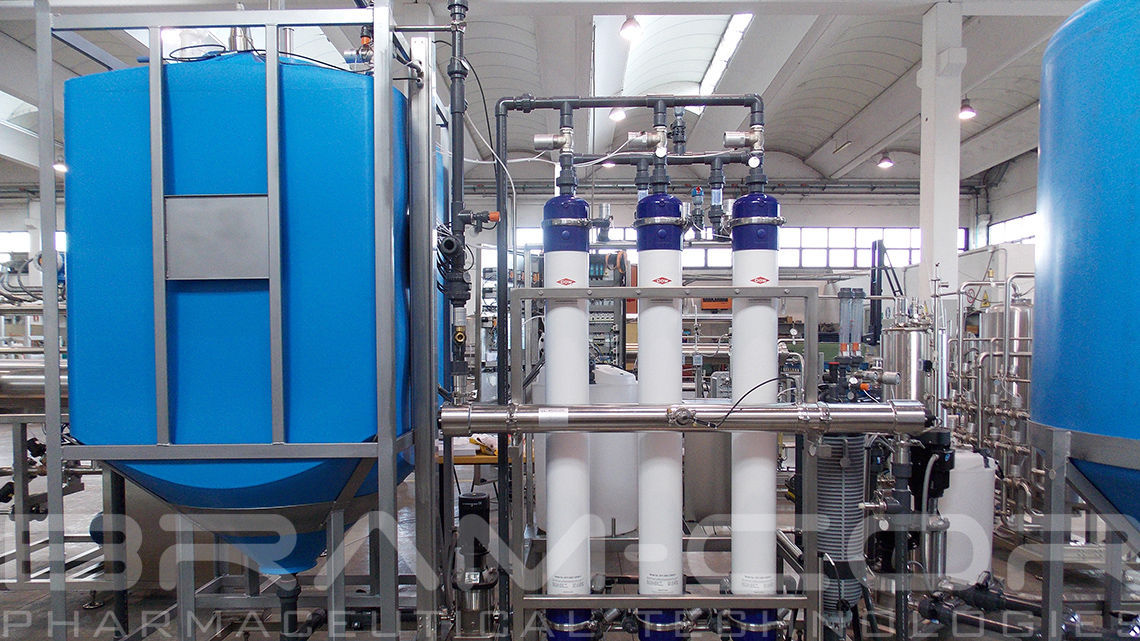 Water treatment system for the pharmaceutical industry PRTW BRAMCOR