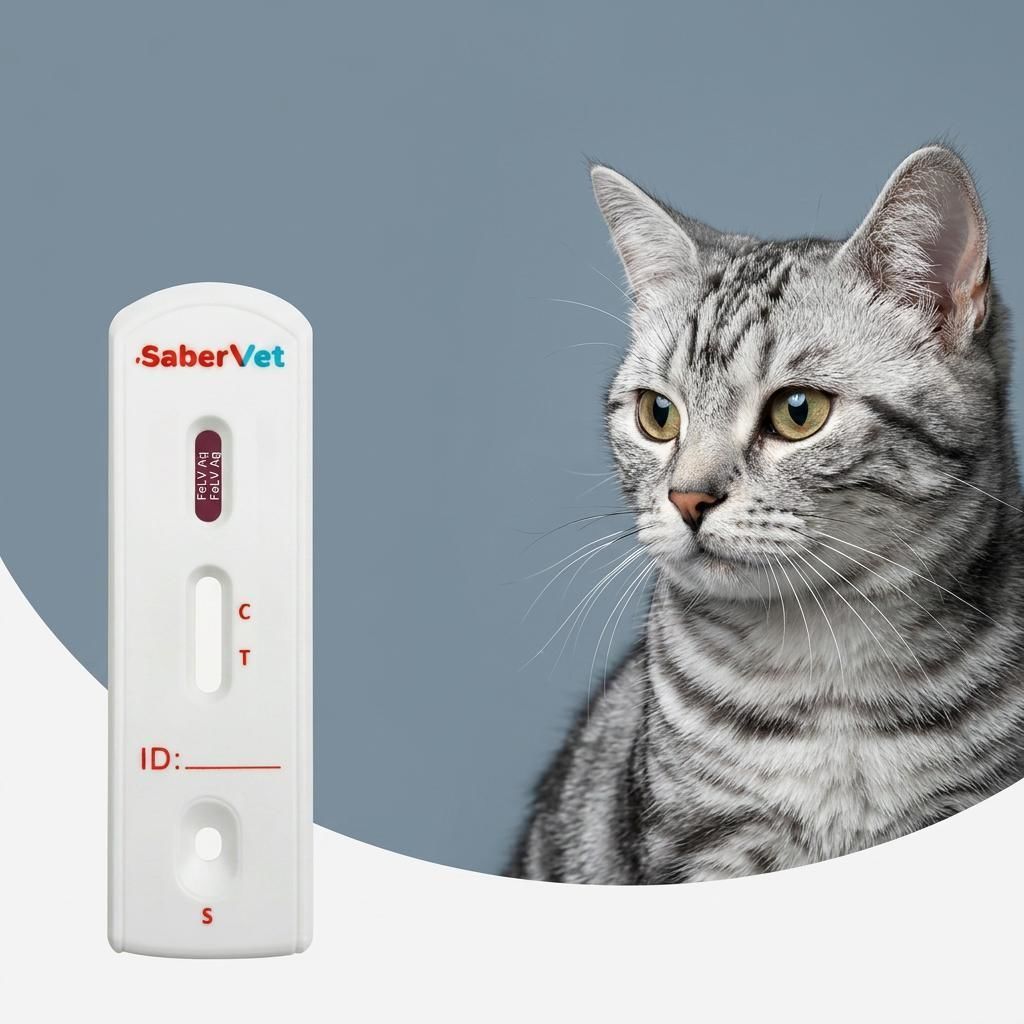 Rapid feline leukemia test - SaberVet FelV Ag - Hangzhou Antigenne ...