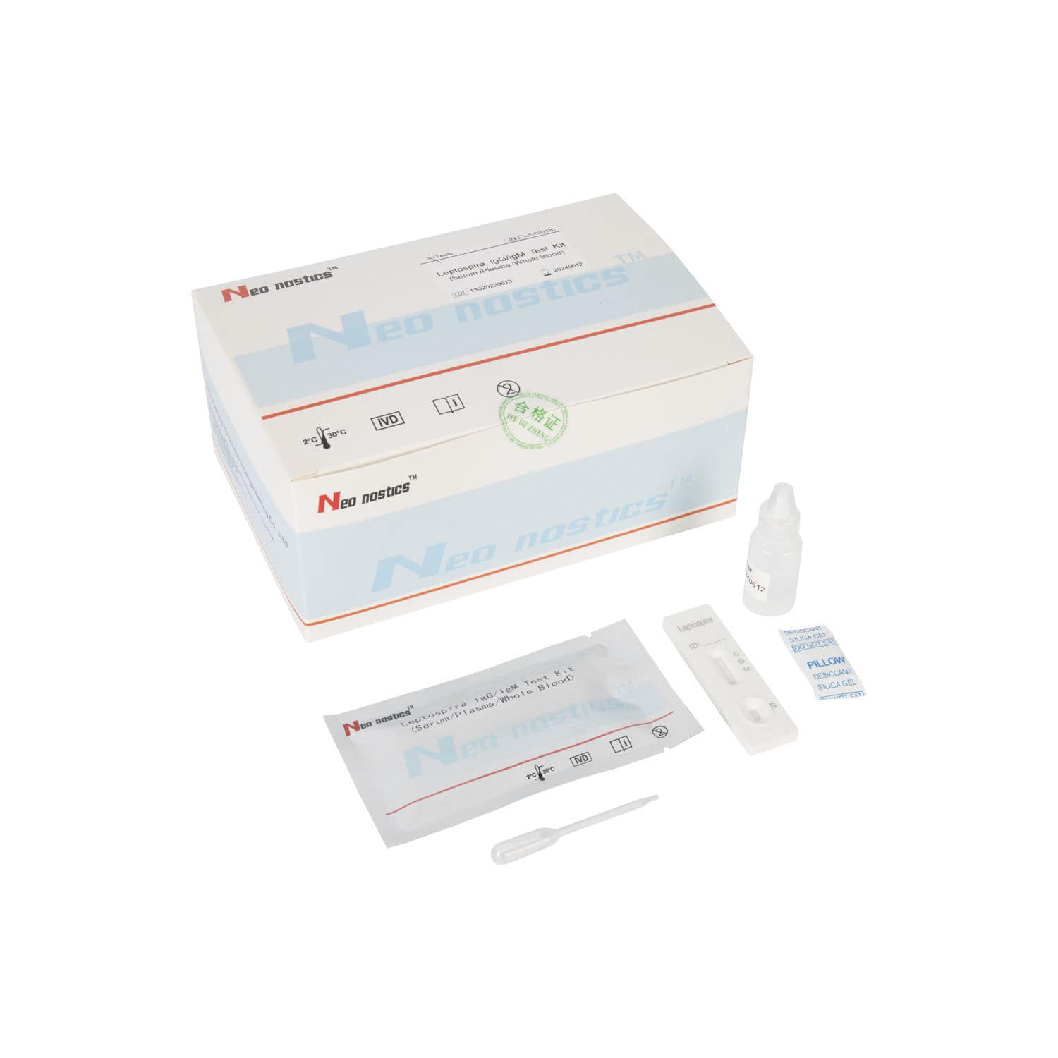 Leptospirosis rapid diagnostic test - LEP0130 - Neo-nostics - for ...