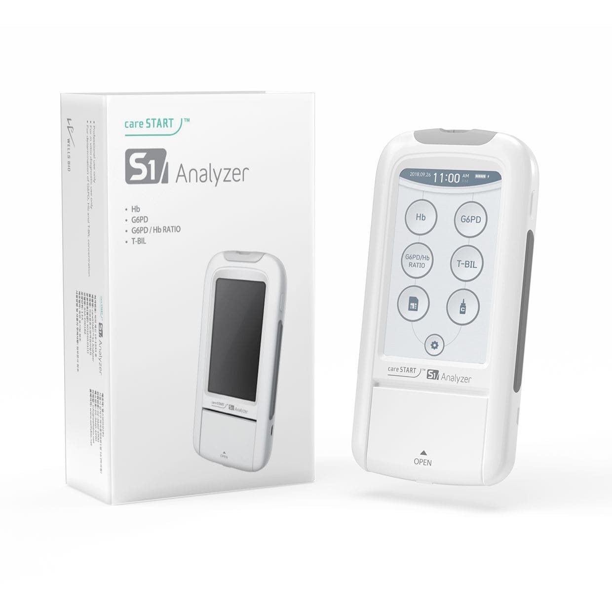 Optical POC analyzer - careSTART™ S1 Analyzer - WELLS BIO ...