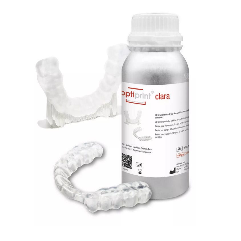 Resin dental material optiprint clara Dentona AG for therapeutic
