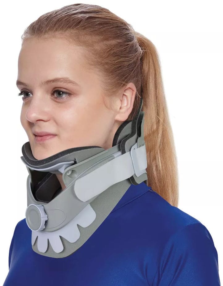 Rigid cervical collar OH058 IMing Sanitary Materials C4 / with chin rest / with