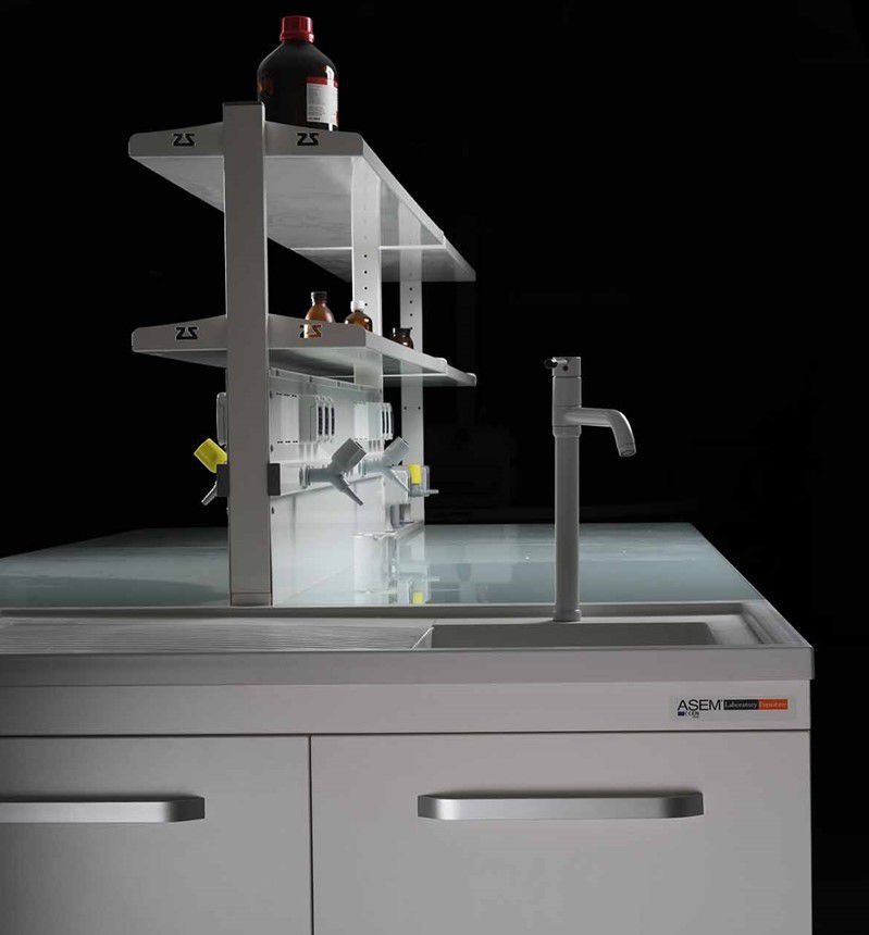 Sterilization laboratory bench ETA SERIES ASEM SRL for clean rooms / for histopathology