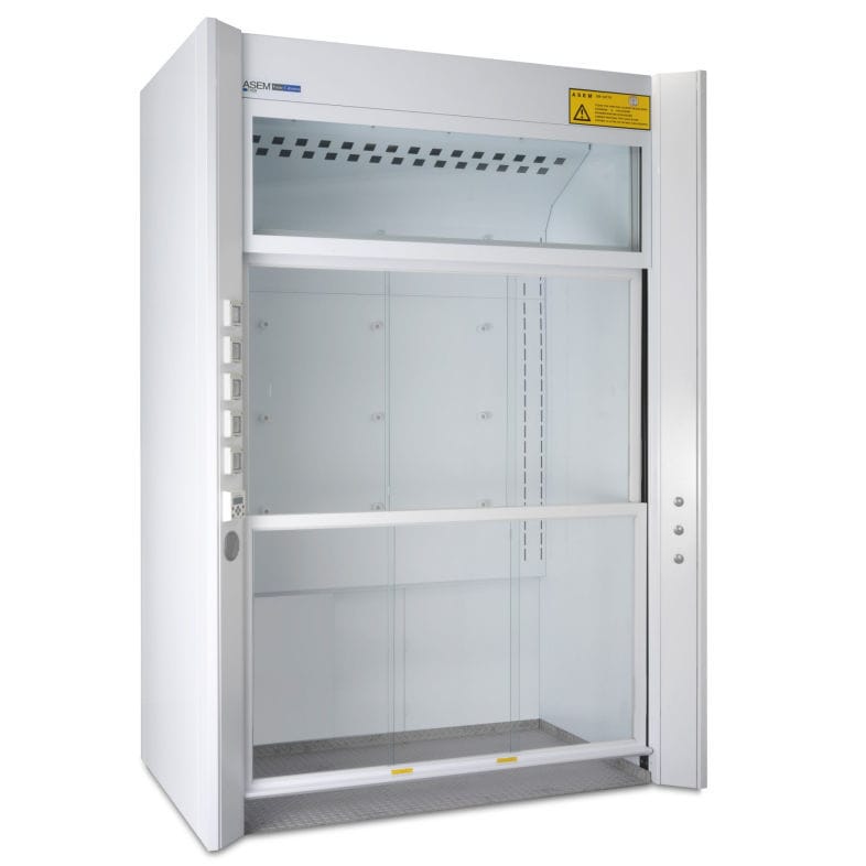 Chemical fume hood CPR Rak Walkin ASEM SRL total exhaust / for