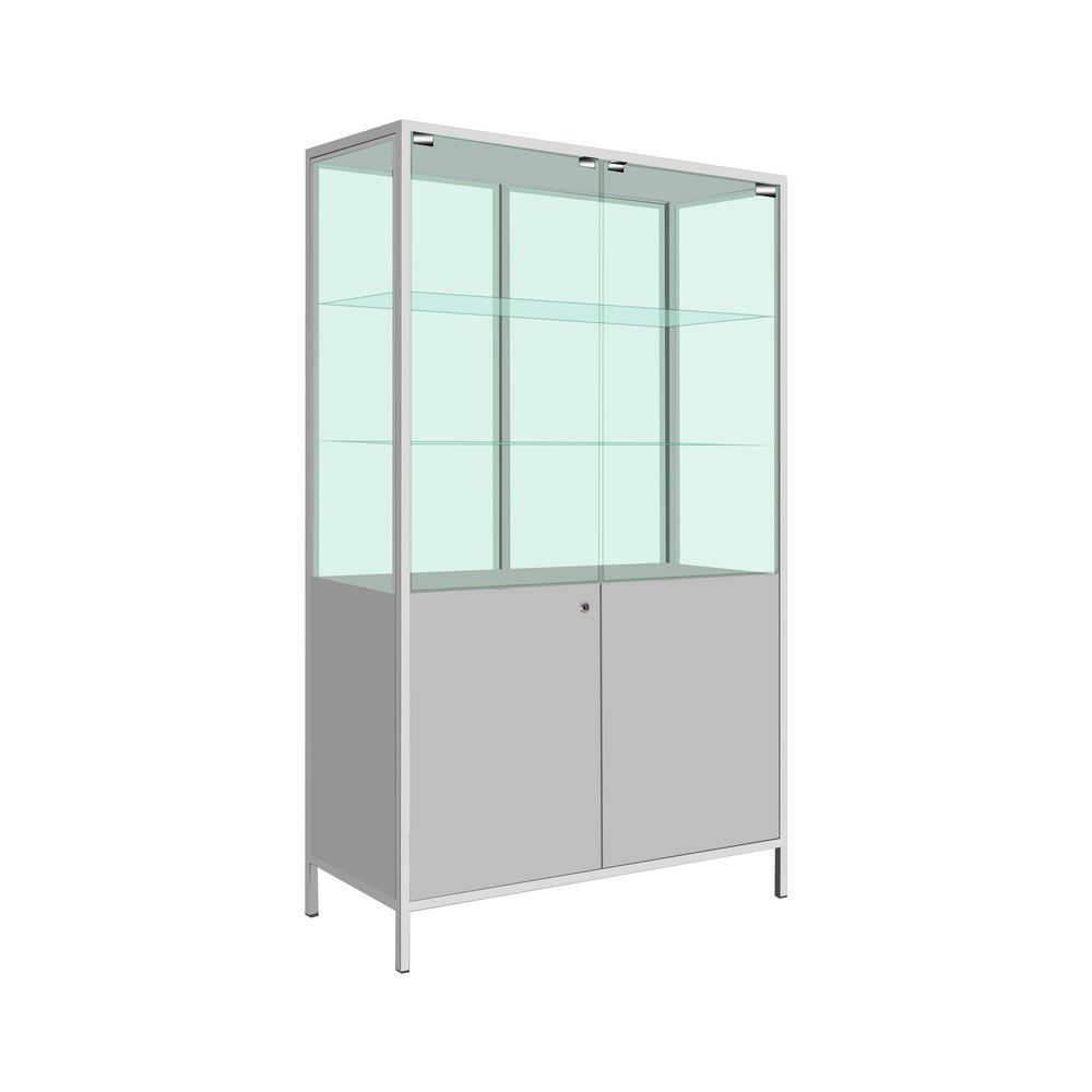 Wardrobe with shelf - SHM-2C - Zapovit - with door / metal / 4-door