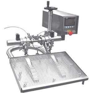 Automatic filling machine - F 014-2 BF - PLÜMAT Maschinenbau Vertriebs ...