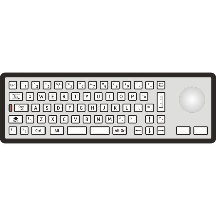 Keyboard with pointing device - 2210-35231 - STORM INTERFACE - with ...