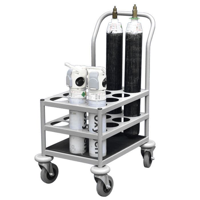 O2 Transport Case Hospital trolley - HIH-OCT-12 - Handle-iT - oxygen cylinder / transport ...