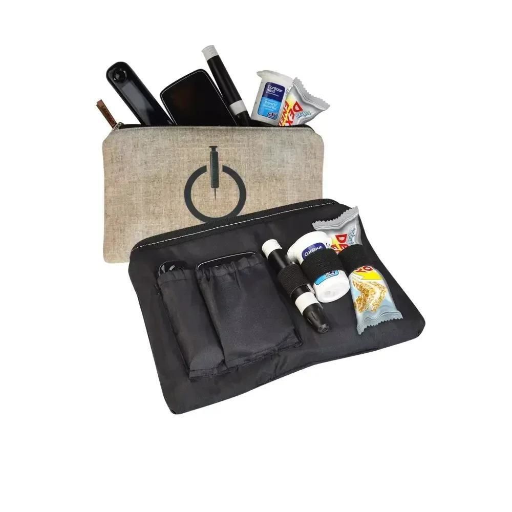 Diabetic kit folder - Dia-Zipper Bag - SARL Kaio-Dia - polyester