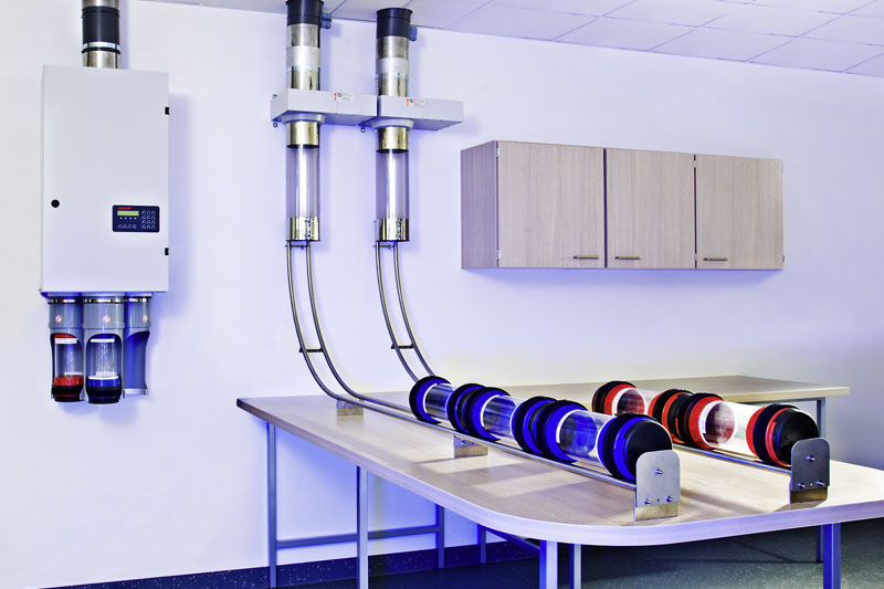 Hospital pneumatic tube system - Aerocom GmbH & Co - laboratory